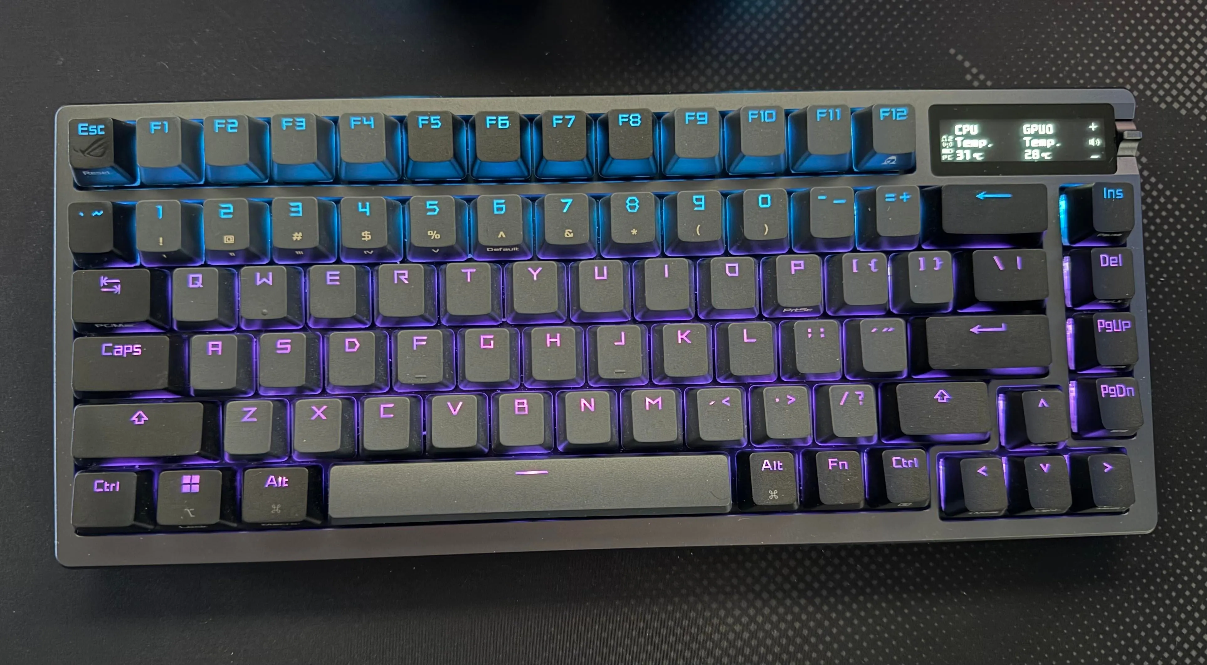 デスクセットアップの様子