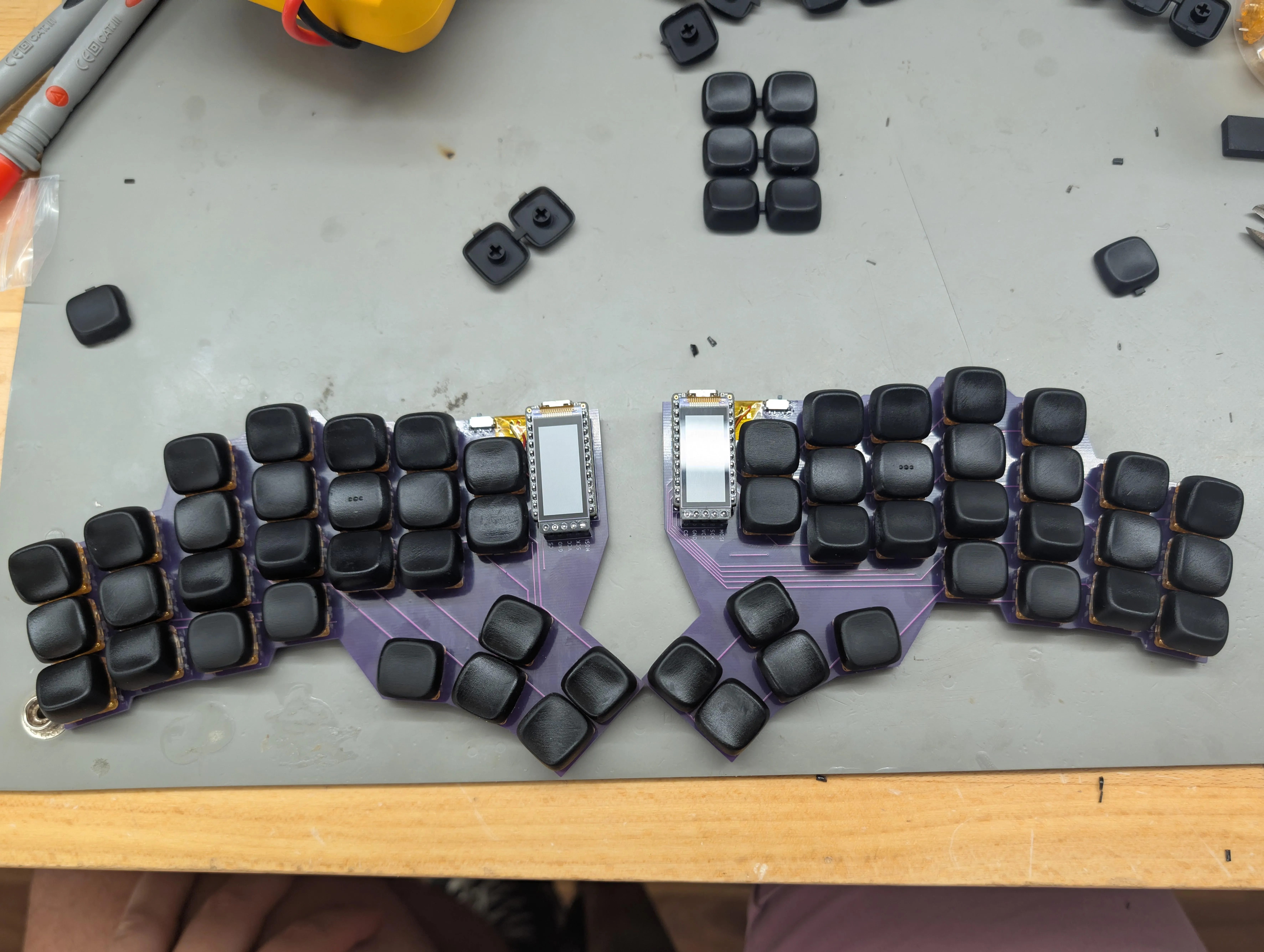 独自のキーレイアウトを採用した設計案