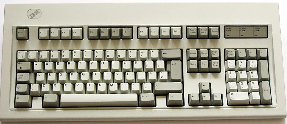 往年のIBMキーボード