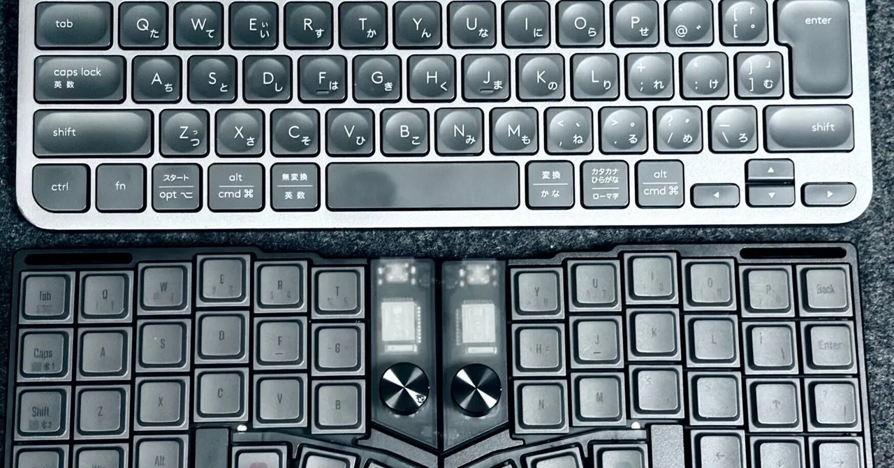 挫折のきっかけとなった分割キーボード