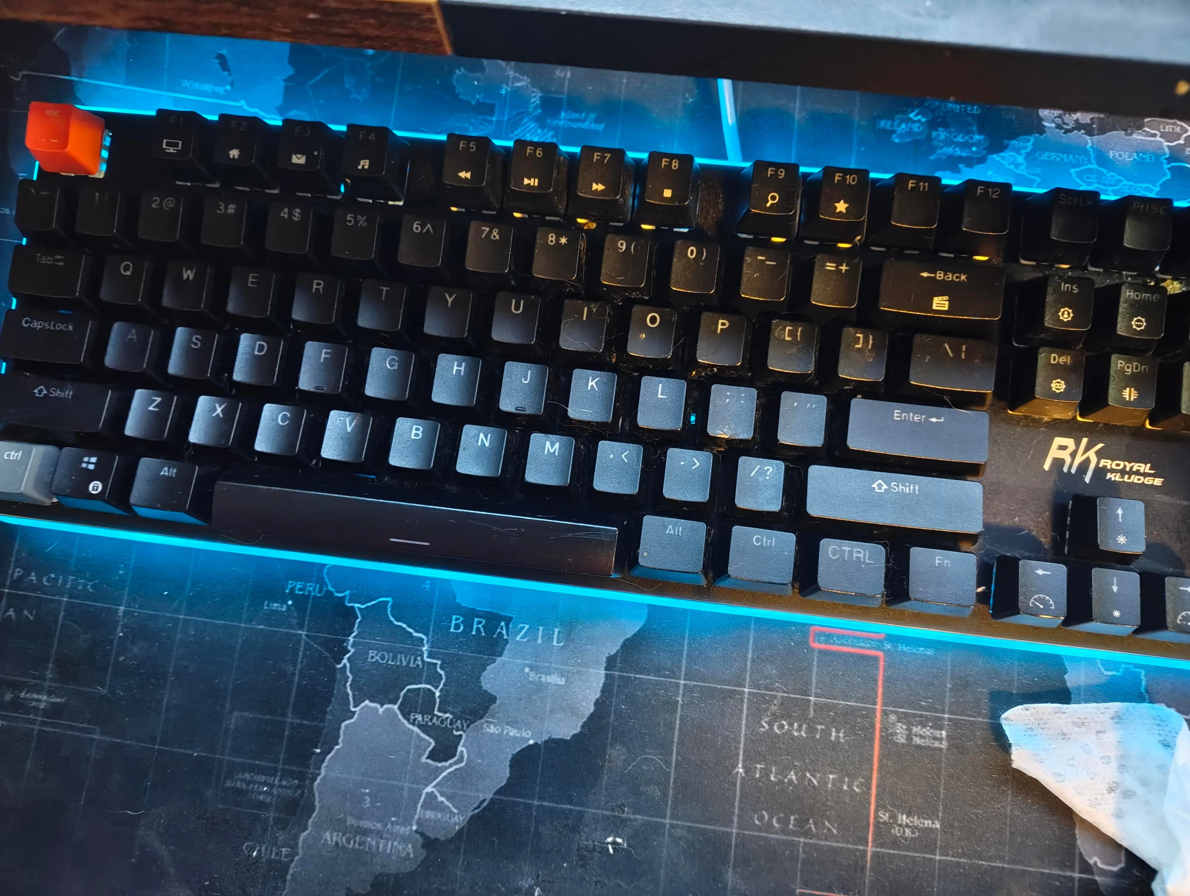 キーボードの拡大写真2