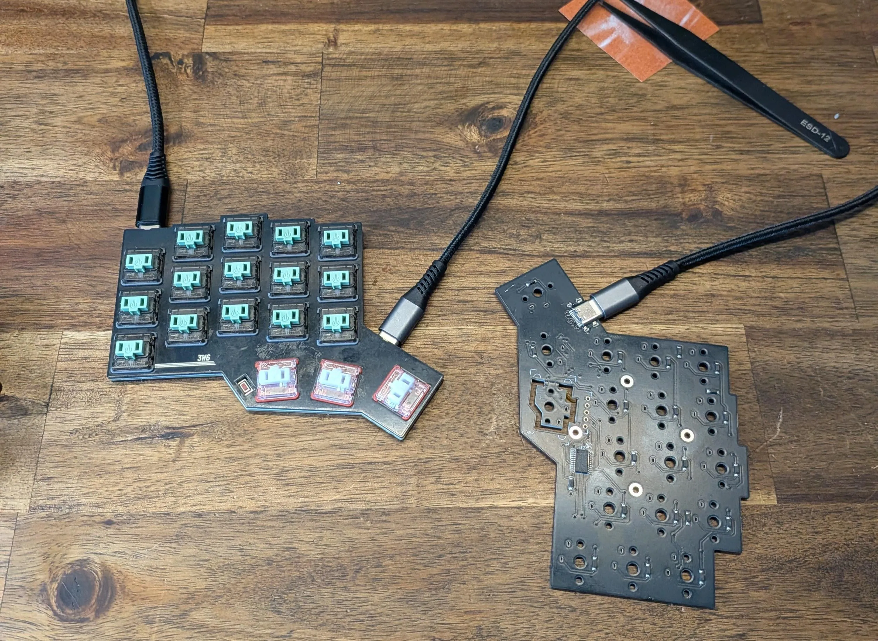 3W6ビルドの様子