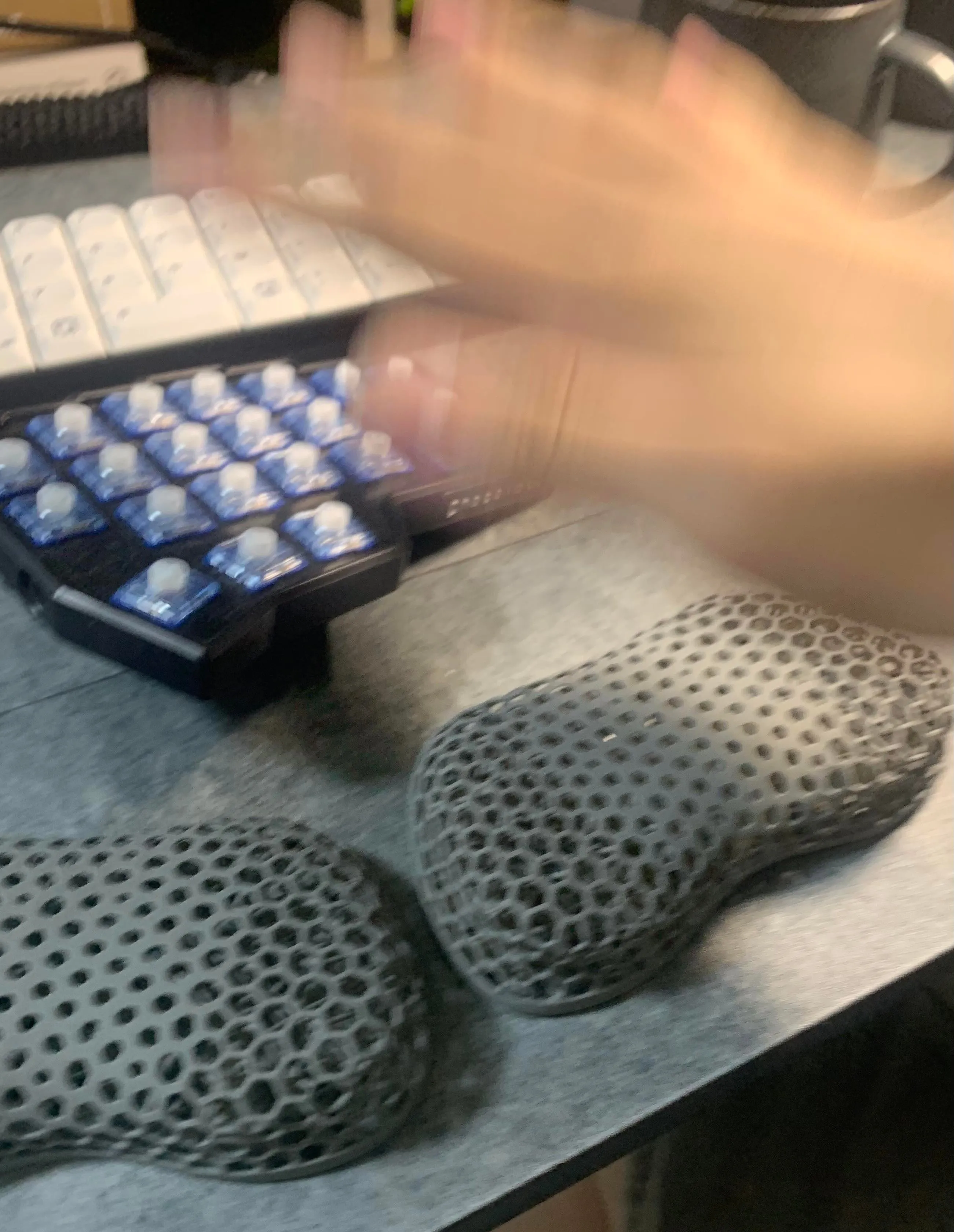 製品の質感と積層痕の様子