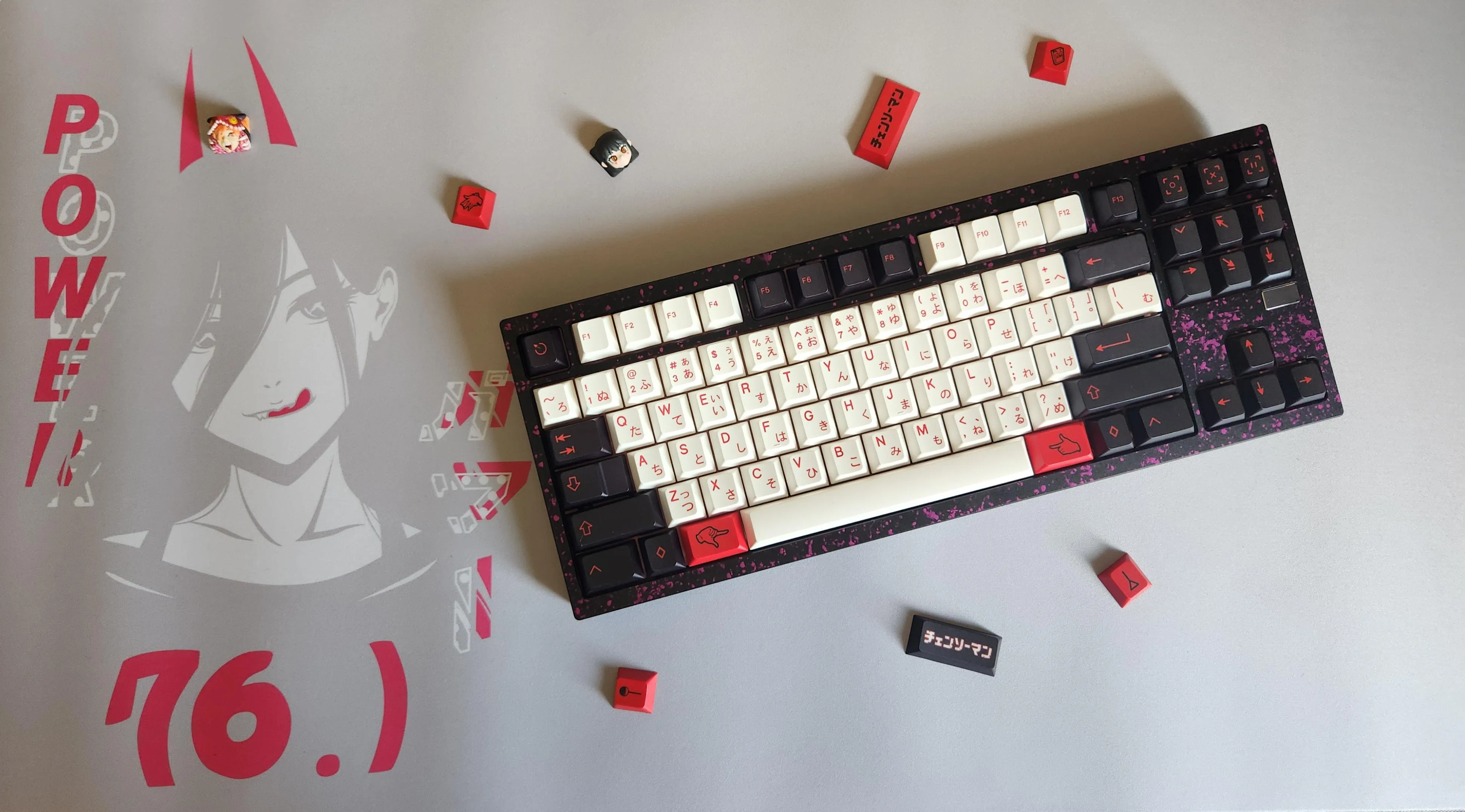 Adiuvare TKLとArmorsuit Makimaのデスクショット